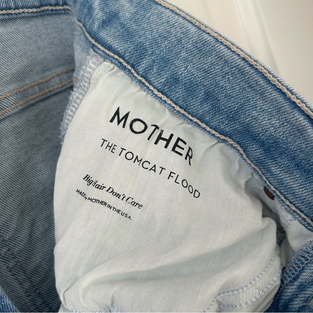 MOTHER The Tomcat Flood High Waist Ankle Straight Leg Jeans - Picture 3 of 8